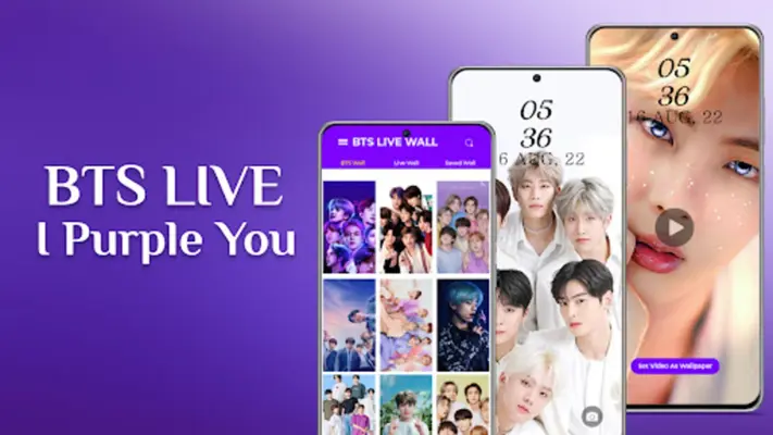 BTS Wallpaper – I Purple You android App screenshot 1